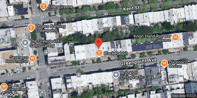 Aerial map of 91 GREENPOINT AVENUE, Brooklyn