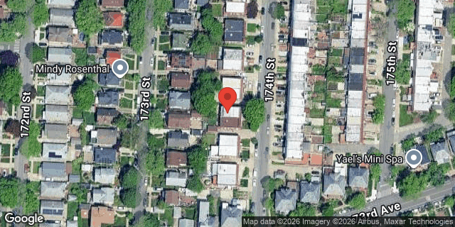 Aerial map of 70-40 174 STREET, Queens