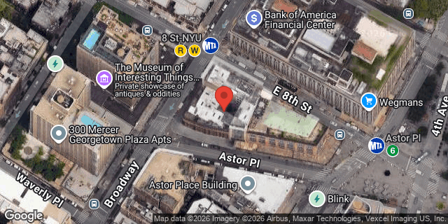 Aerial map of 752 BROADWAY, Manhattan