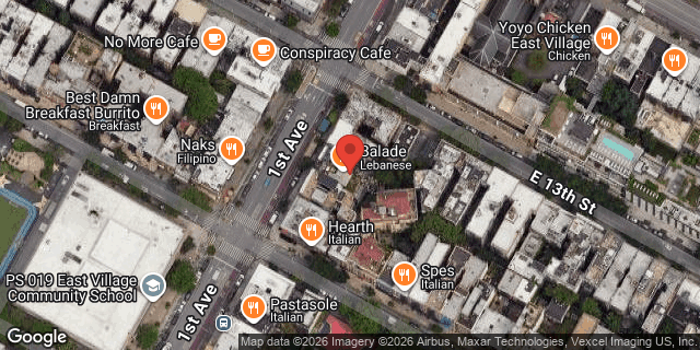 Aerial map of 208 1 AVENUE, Manhattan