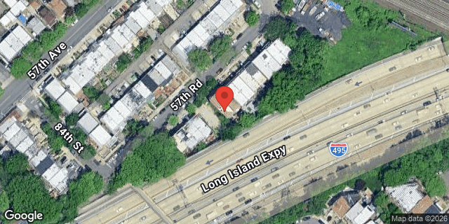 Aerial map of 84-24 57 ROAD, Queens