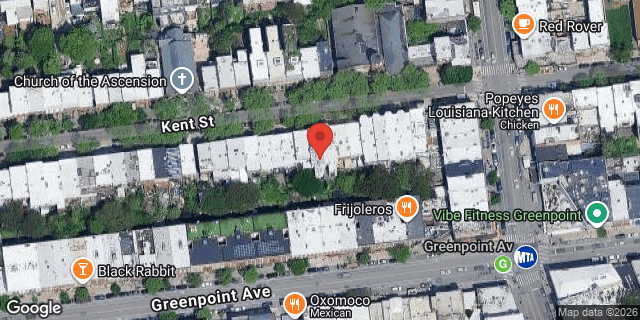 Aerial map of 140 KENT STREET, Brooklyn