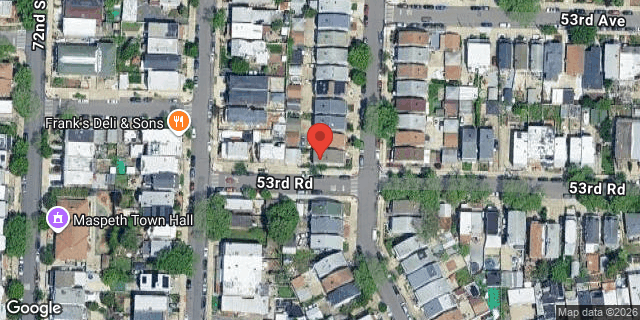 Aerial map of 53-20 73 STREET, Queens