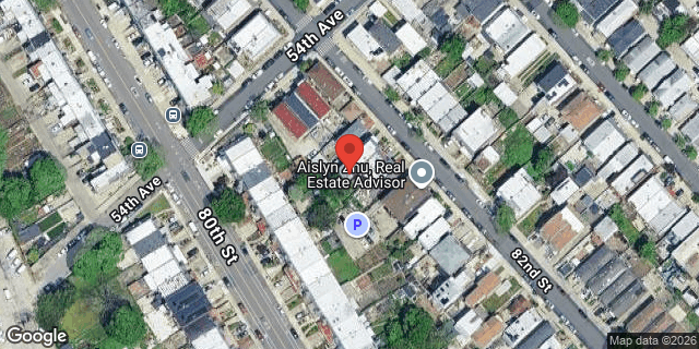 Aerial map of 54-16 82 STREET, Queens