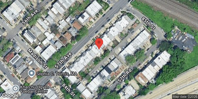 Aerial map of 84-40 57 AVENUE, Queens
