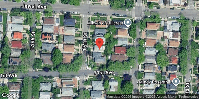 Aerial map of 70-15 171 STREET, Queens