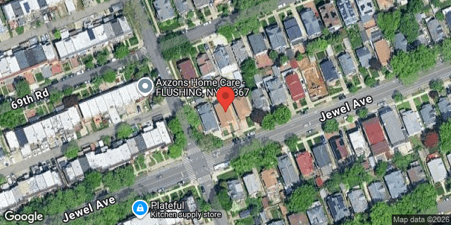 Aerial map of 147-07 JEWEL AVENUE, Queens