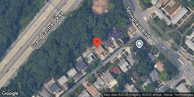 Aerial map of 218-45 SAWYER AVENUE, Queens