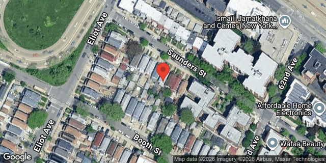 Aerial map of 61-22 SAUNDERS STREET, Queens