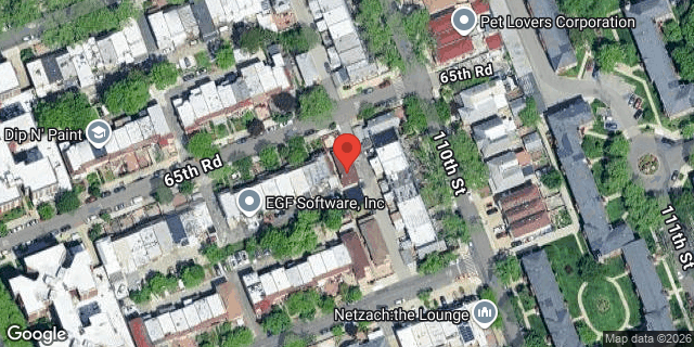 Aerial map of 108-50 65 ROAD, Queens
