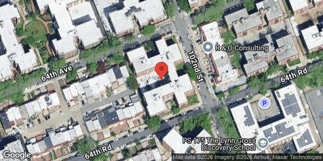 Aerial map of 99-60 64 AVENUE, Queens