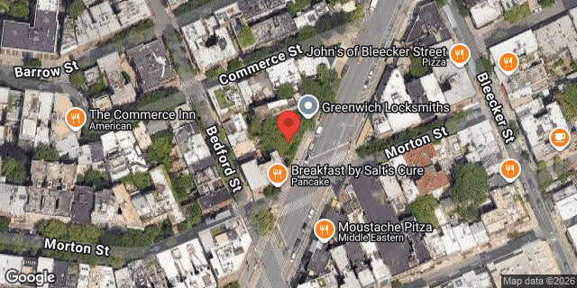 Aerial map of 48 7 AVENUE SOUTH, Manhattan