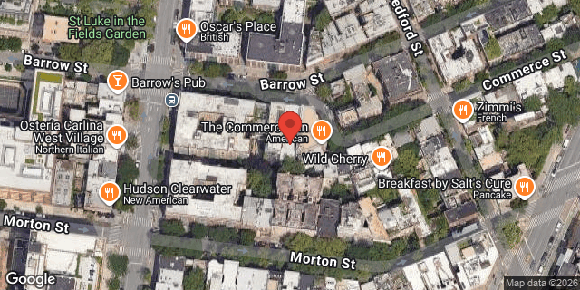 Aerial map of 77 BARROW STREET, Manhattan
