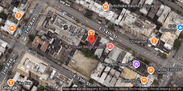 Aerial map of 324 EAST 14 STREET, Manhattan