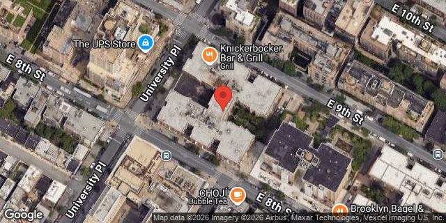 Aerial map of 30 EAST 9 STREET, Manhattan