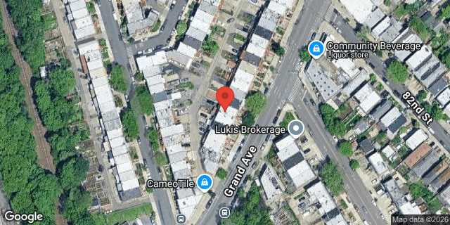 Aerial map of 79-23 GRAND AVENUE, Queens