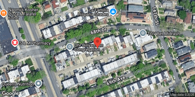 Aerial map of 144-24 68 DRIVE, Queens