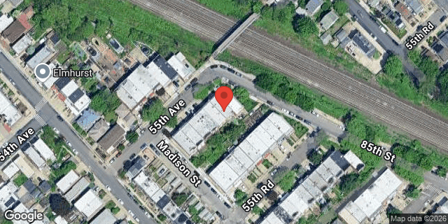 Aerial map of 84-26 55 AVENUE, Queens