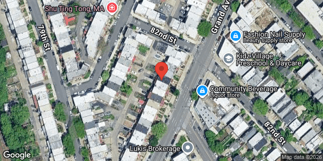Aerial map of 79-41 GRAND AVENUE, Queens