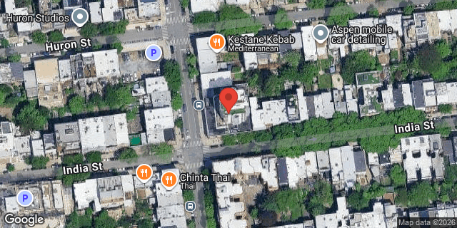 Aerial map of 200 FRANKLIN STREET, Brooklyn