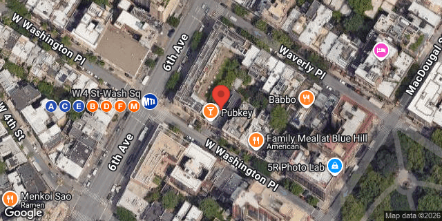 Aerial map of 85 WEST WASHINGTON PLCE, Manhattan