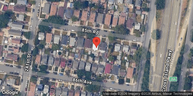 Aerial map of 241-30 85 ROAD, Queens