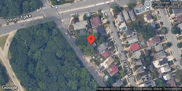 Aerial map of 80-15 HOLLIS HILLS TERRACE, Queens