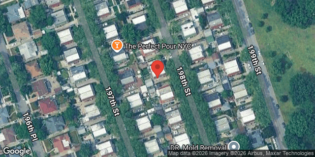 Aerial map of 75-38 198 STREET, Queens
