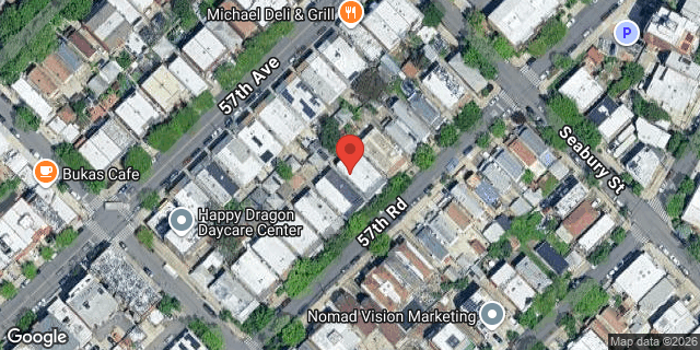 Aerial map of 86-25 57 ROAD, Queens