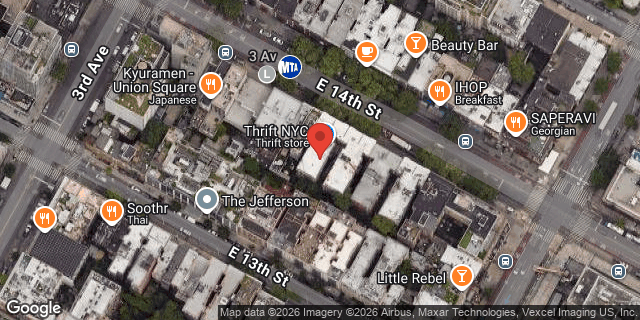 Aerial map of 226 EAST 14 STREET, Manhattan