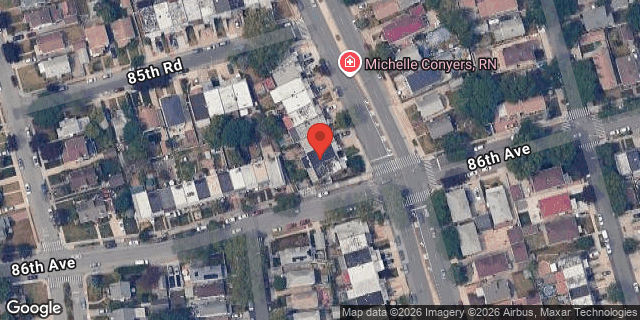 Aerial map of 85-58 LITTLE NECK PARKWAY, Queens