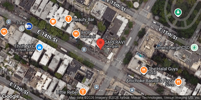 Aerial map of 249 WEST 14TH STREET, Manhattan