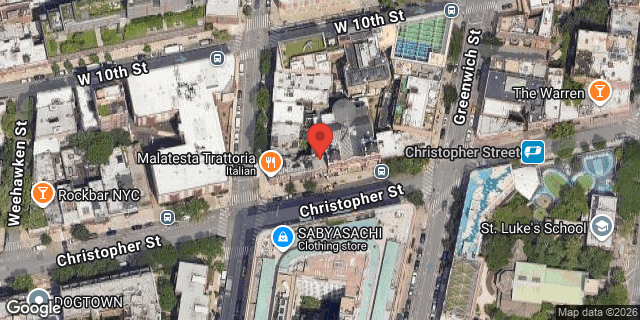 Aerial map of 157 CHRISTOPHER STREET, Manhattan