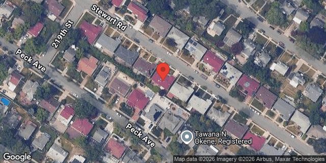 Aerial map of 219-30 STEWART ROAD, Queens