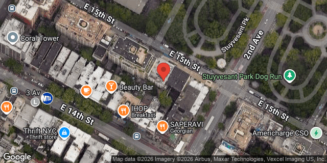 Aerial map of 238 EAST 15TH STREET, Manhattan