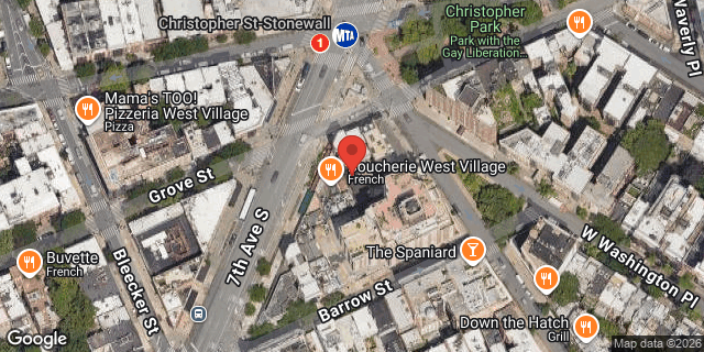 Aerial map of 101 7 AVENUE SOUTH, Manhattan