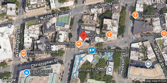 Aerial map of 681 GREENWICH STREET, Manhattan