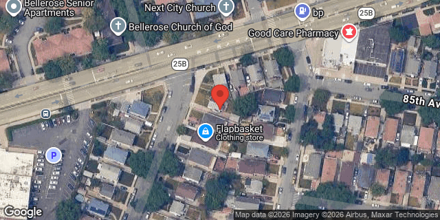 Aerial map of 85-07 239 STREET, Queens
