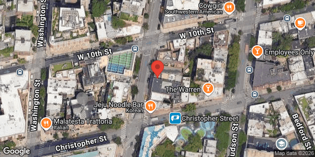 Aerial map of 687 GREENWICH STREET, Manhattan