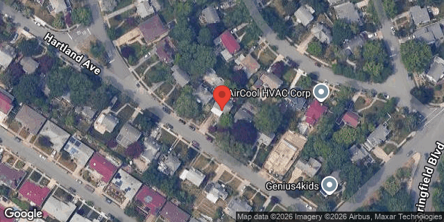 Aerial map of 221-11 HARTLAND AVENUE, Queens
