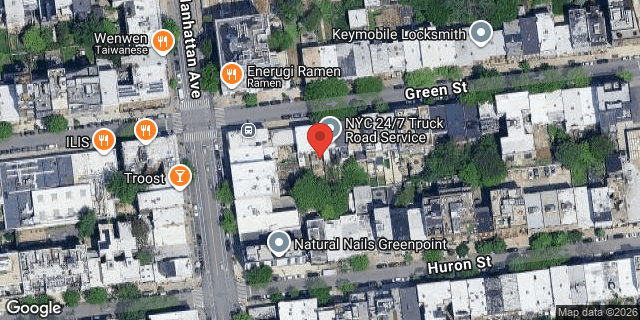 Aerial map of 178A GREEN STREET, Brooklyn