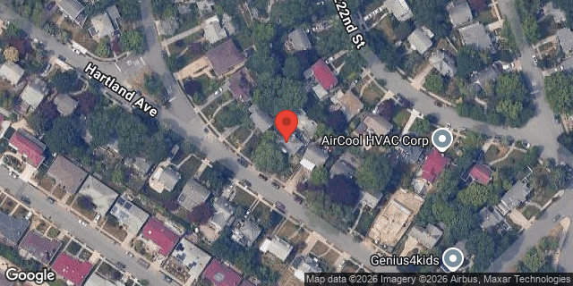 Aerial map of 221-07 HARTLAND AVENUE, Queens