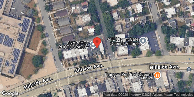 Aerial map of 232-19 HILLSIDE AVENUE, Queens