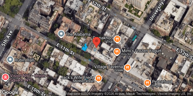 Aerial map of 29 EAST 11 STREET, Manhattan