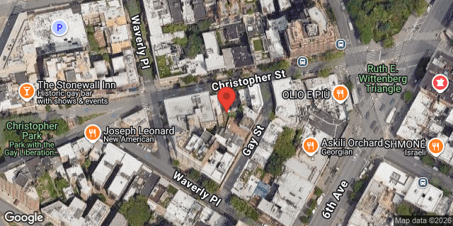 Aerial map of 20 CHRISTOPHER STREET, Manhattan