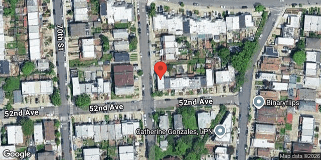 Aerial map of 71-01 52 AVENUE, Queens