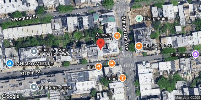 Aerial map of 157 GREEN STREET, Brooklyn