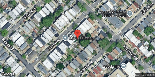 Aerial map of 85-32 54 AVENUE, Queens