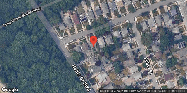 Aerial map of 206-14 RICHLAND AVENUE, Queens