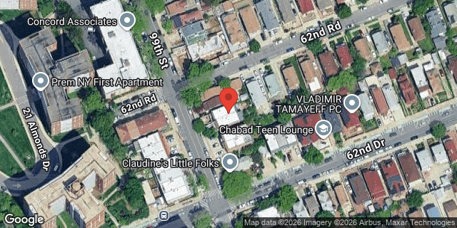Aerial map of 62-31 99 STREET, Queens